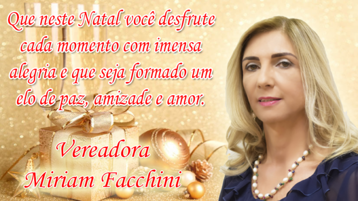 Vereadora Miriam Facchini