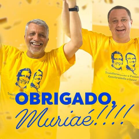 ELEIÇÕES 2024: DR. MARCOS GUARINO E MANOEL CARVALHO SÃO ELEITOS EM MURIAÉ COM 58% DOS VOTOS