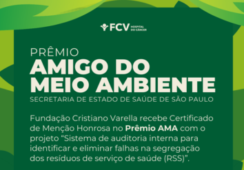 Fundação Cristiano Varella é reconhecida com Menção Honrosa no Prêmio Amigo do Meio Ambiente