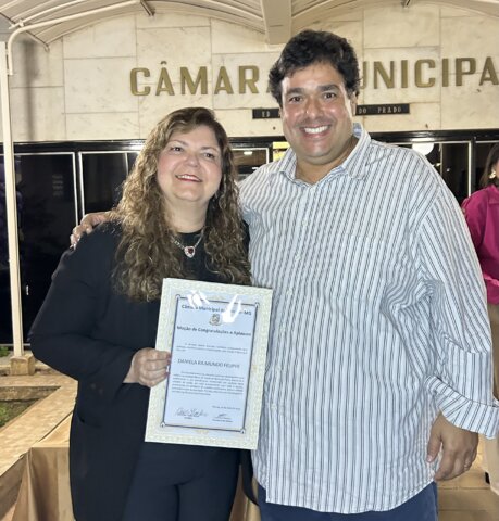 Câmara Municipal de Muriaé homenageia Dra. Daniela Raimundo Felippe com Moção de Congratulações e Aplausos