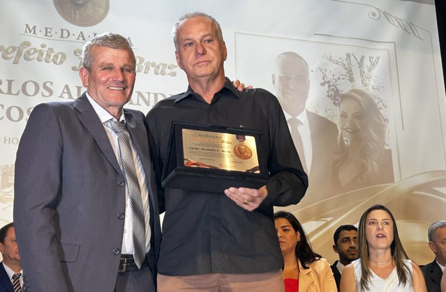 Câmara Municipal de Muriaé homenageia Carlos Tureta por indicação do vereador Afonso da Saúde