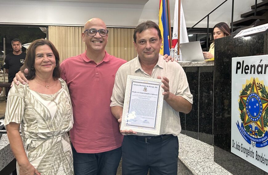 Câmara Municipal de Muriaé homenageia Paulo Roberto de Decco por trajetória de trabalho e dedicação à comunidade