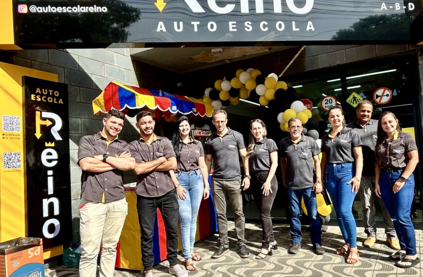 Auto Escola Reino é reinaugurada em Muriaé com novo projeto e muitas novidades para quem deseja tirar a CNH