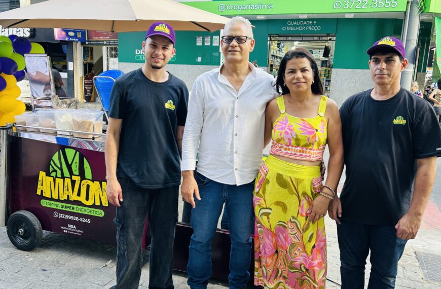 Amazon Bebida Energética é inaugurada em Muriaé e promete conquistar o público com sabor e energia