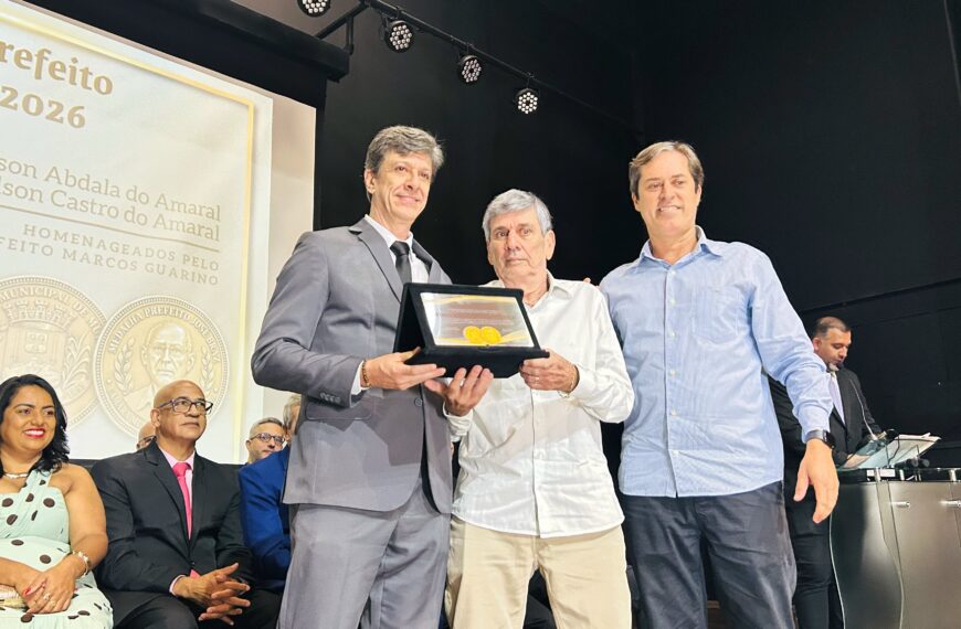 Pai e filho são homenageados com a Medalha Prefeito José Braz em Muriaé